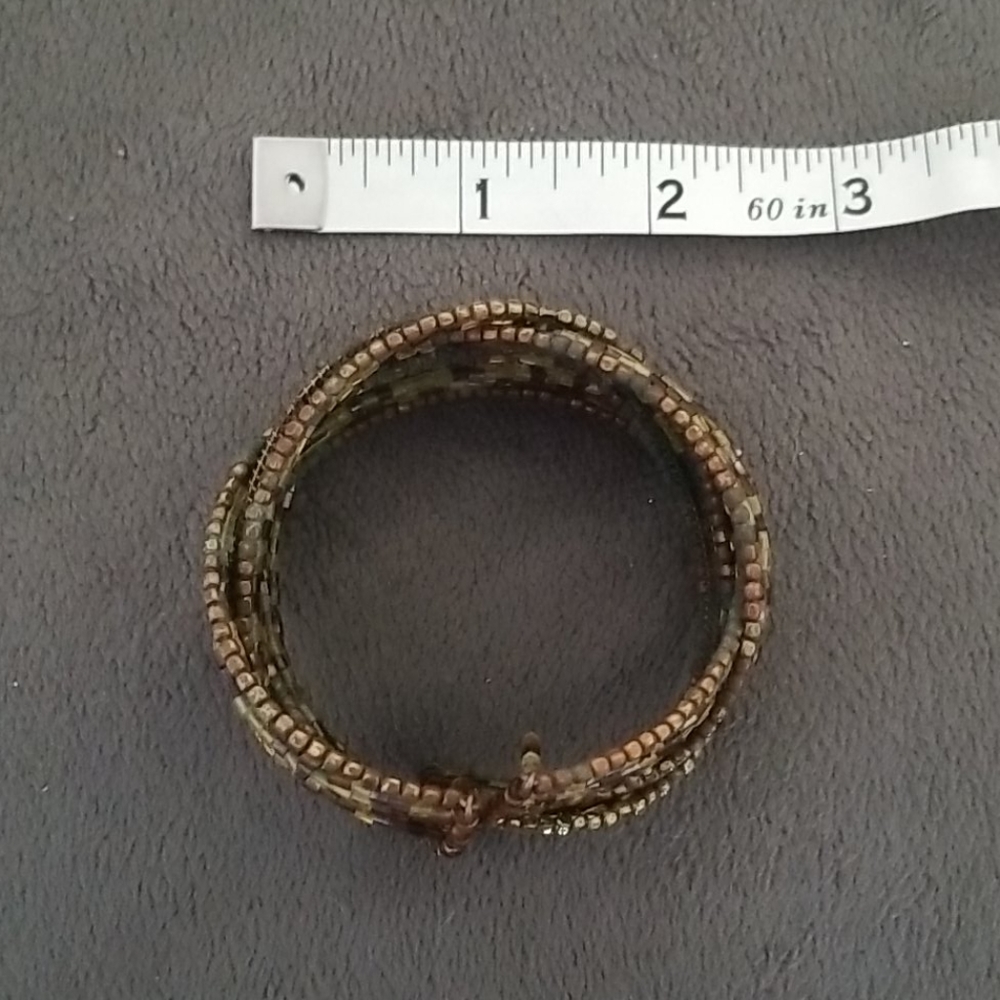 Multicolored Beaded Cuff - Picture 6 of 9